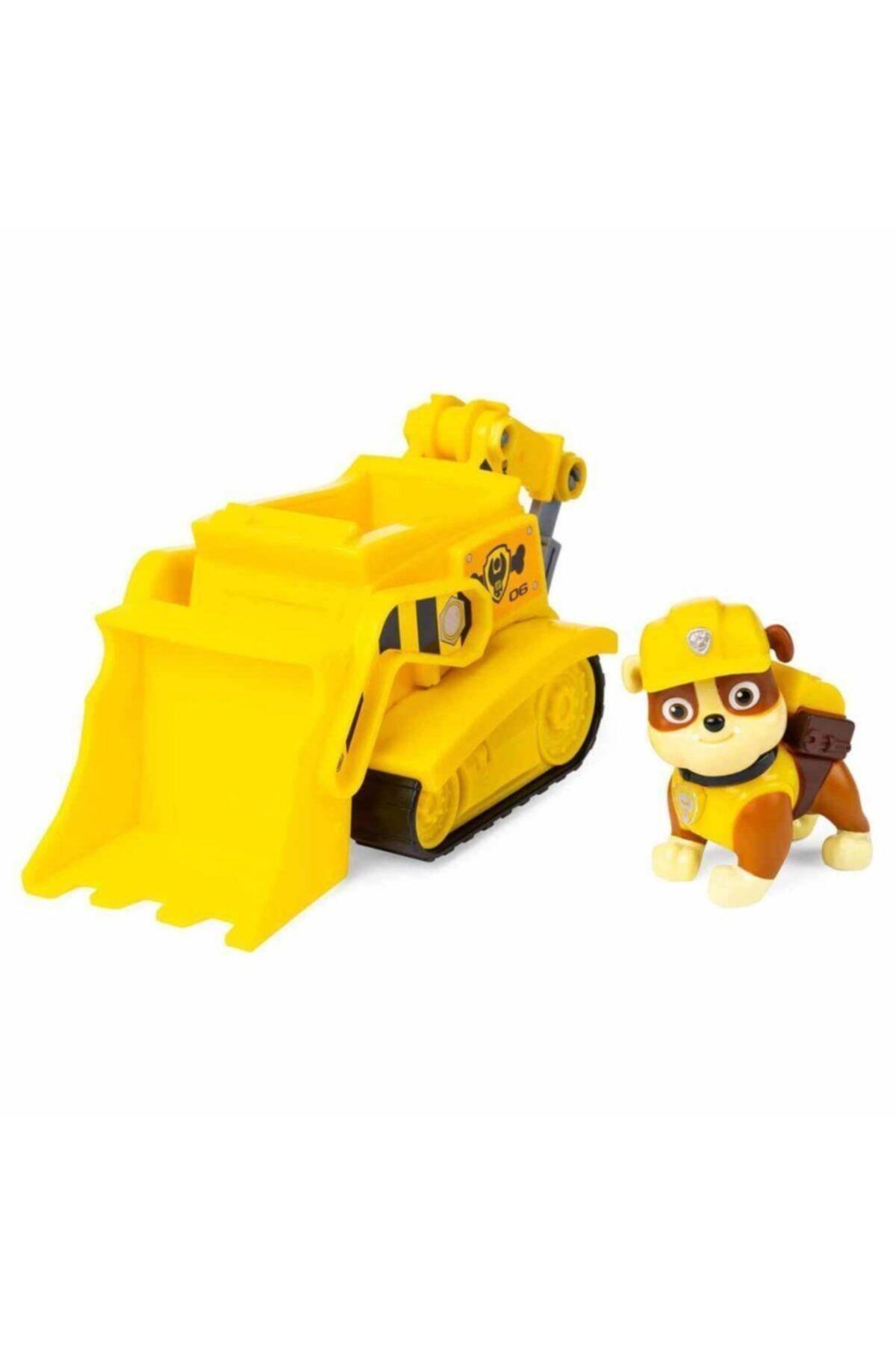 Paw Patrol Rubble Buldozer - 6052310-20114324-rubble-Karakter Figürleri