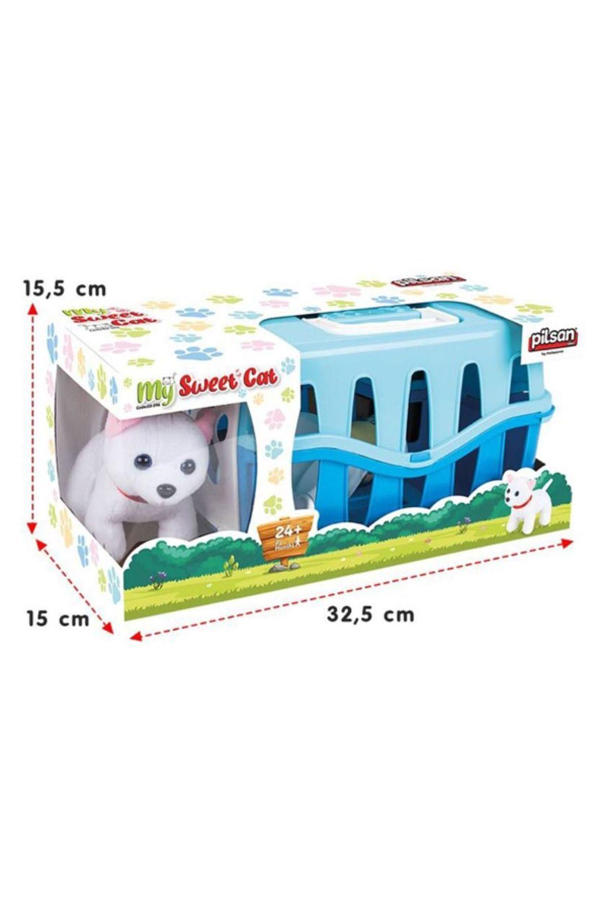 Pilsan Tatlı Kedim Beyaz 1086479-Hayvan Figürleri