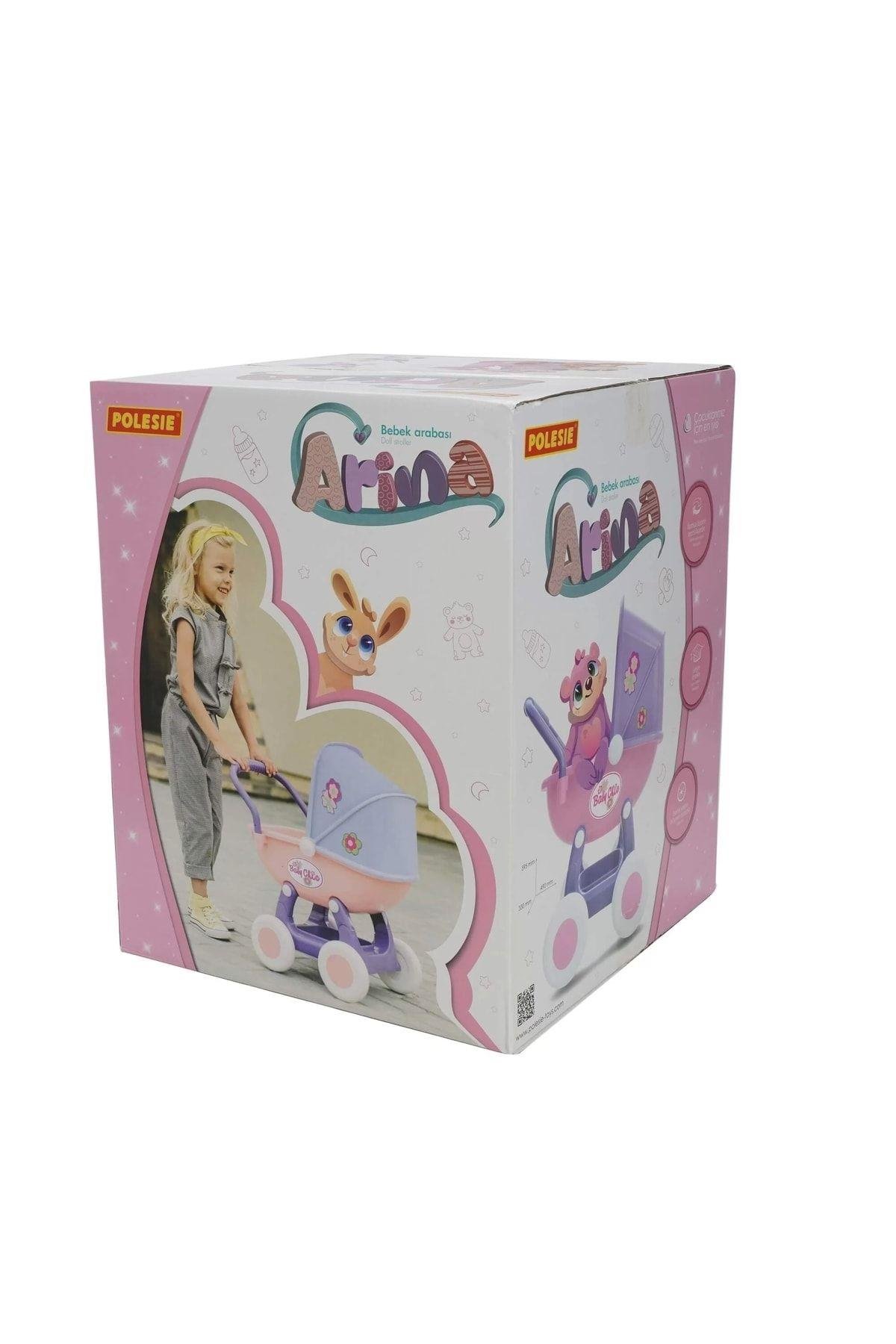 Polesie Arina Bebek Arabası 94698 - Pembe-Kız Rol Oyuncakları