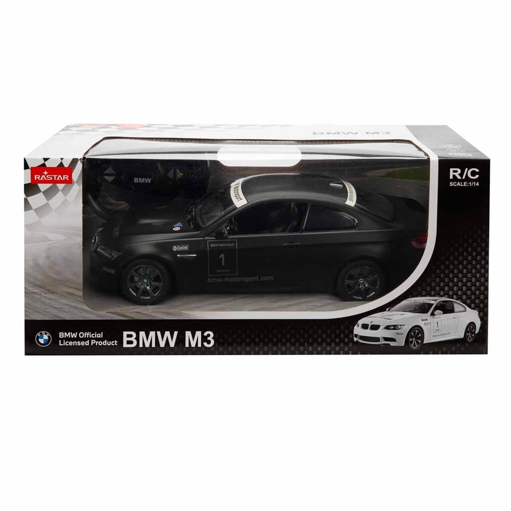 Rastar 1:14 Uzaktan Kumandalı BMW M3 Araba 32 cm. - Siyah-Uzaktan Kumandalı Araçlar