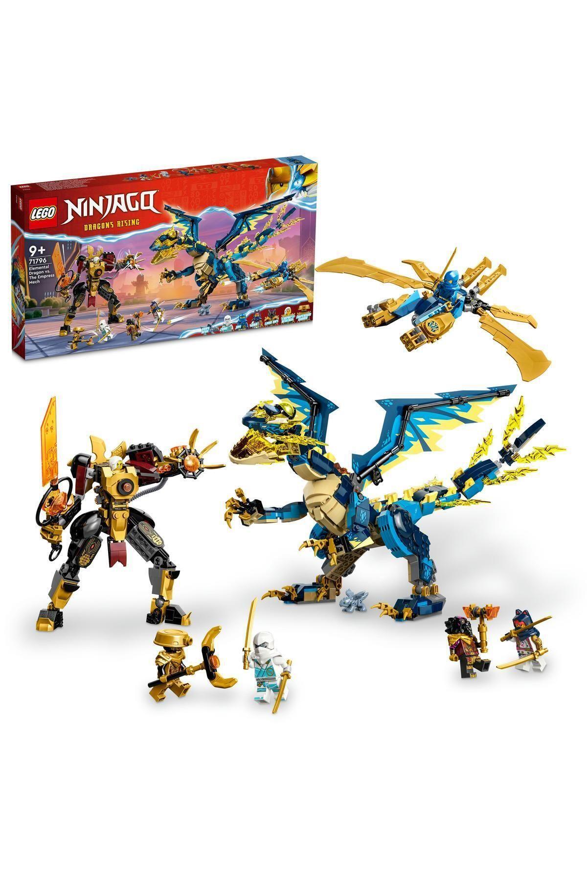 Sbl Element Ejderhası İmparatoriçe Robotuna Karşı 71796 Oyuncak Yapım Seti (1038 Parça) SBLSh-Lego
