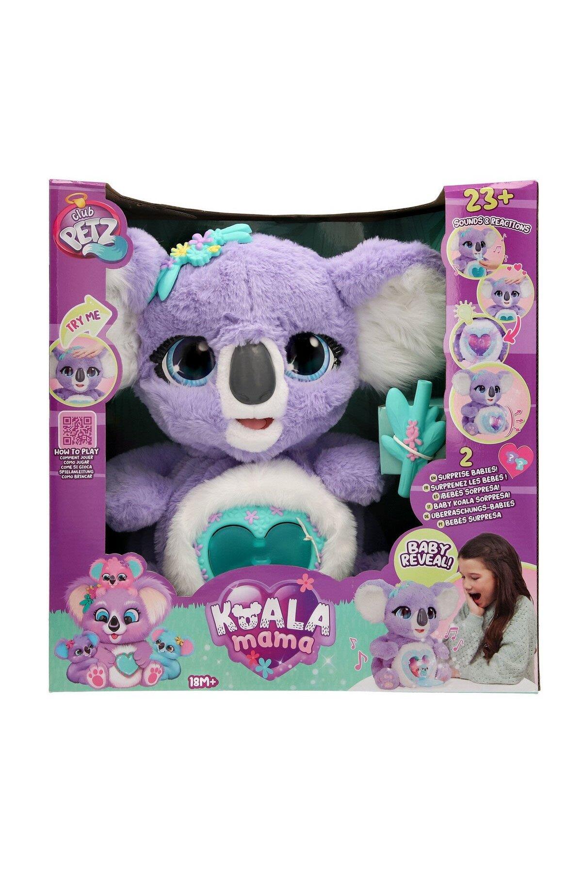 Sesli ve Işıklı İnteraktif Peluş Anne Koala-Peluş Oyuncaklar