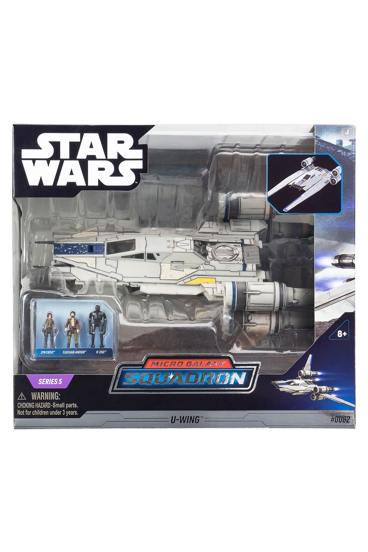 Star Wars Micro Galaxy Squadron U-Wing Araç ve Figür Seti S5-Maket Araçlar