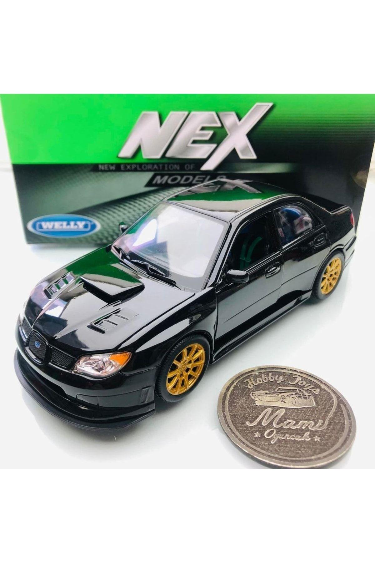 Subaru Impreza Wrx Sti Black 1:24 Ölçek Welly Marka-Maket Araçlar