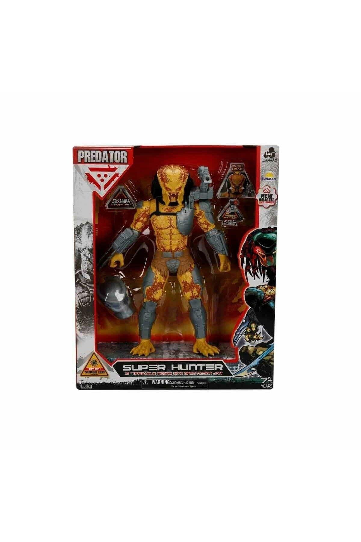 Sunman 13960 SUN-LNR-Predatör Figür Super Hunter 30cm - Sunman-Karakter Figürleri
