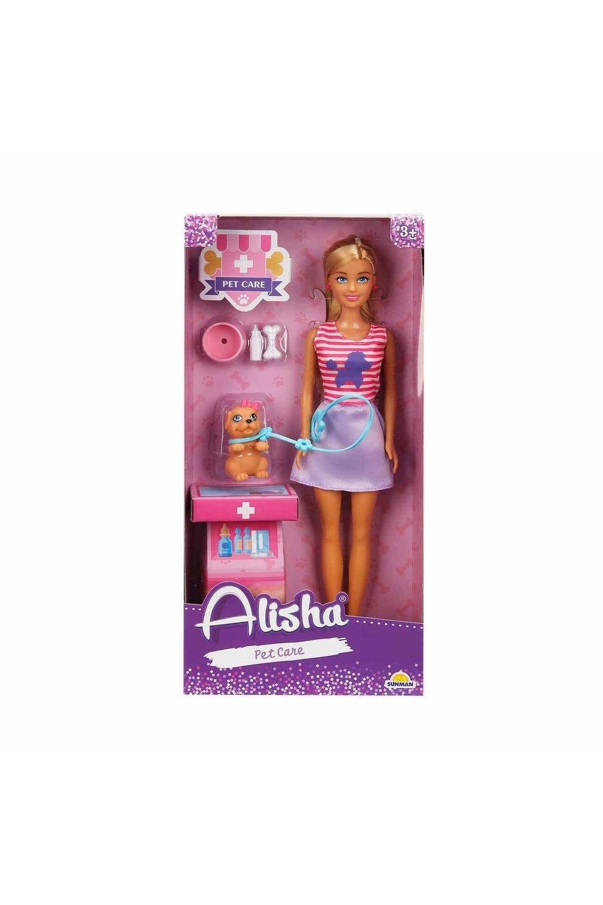 Sunman 3384 Sun-rst-sıs-minik Alisha Bebek Veteriner Aksesuarlı Set 29 Cm 2a--Oyuncak Bebekler