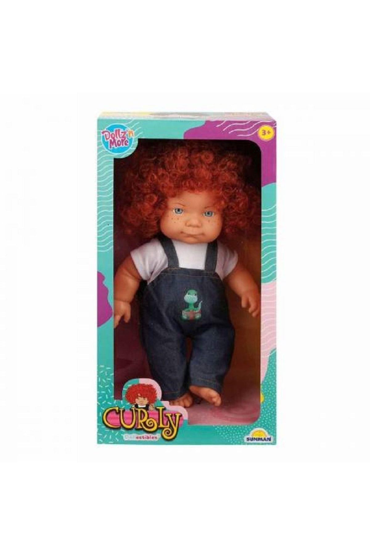 Sunman Kıvırcık Saçlı Erkek Bebek-Oyuncak Bebekler