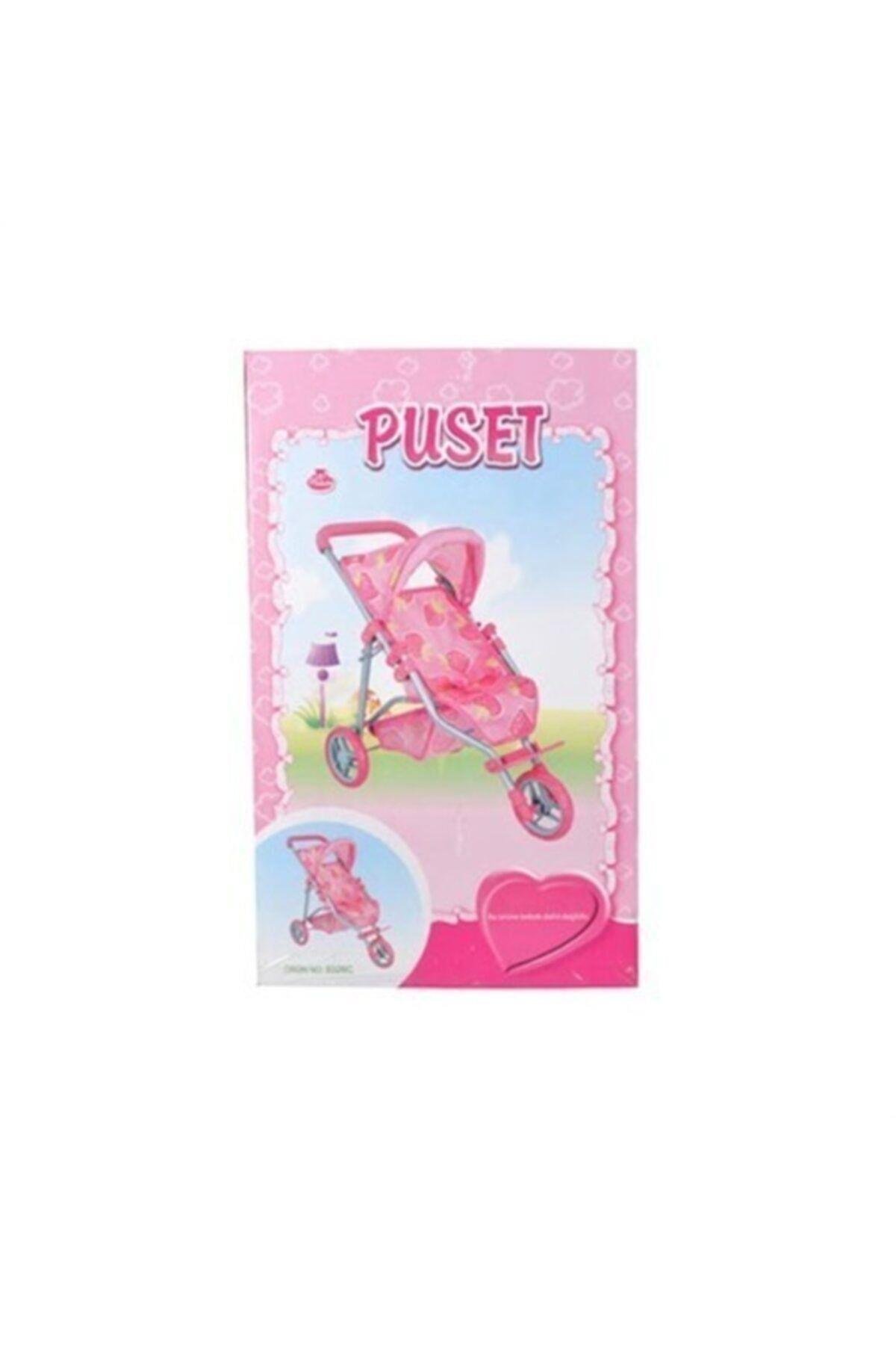 Sunman Tenteli 3 Tekerlekli Metal Puset-Kız Rol Oyuncakları