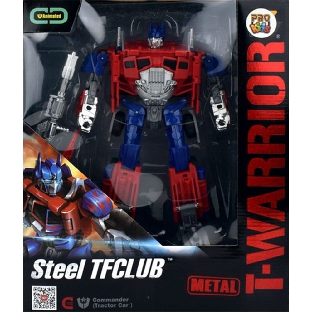 T-warrior Metal Gövdeli Dönüşebilen Robot J8018k-Oyuncak Arabalar ve Kamyonlar