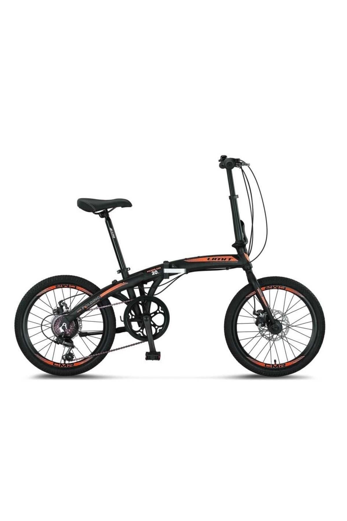 ÜMİT 2037 FOLDING-2D KATLANIR BİSİKLET 20 JANT 6 VİTES SİYAH ANTRASİT GOLD-Bisiklet