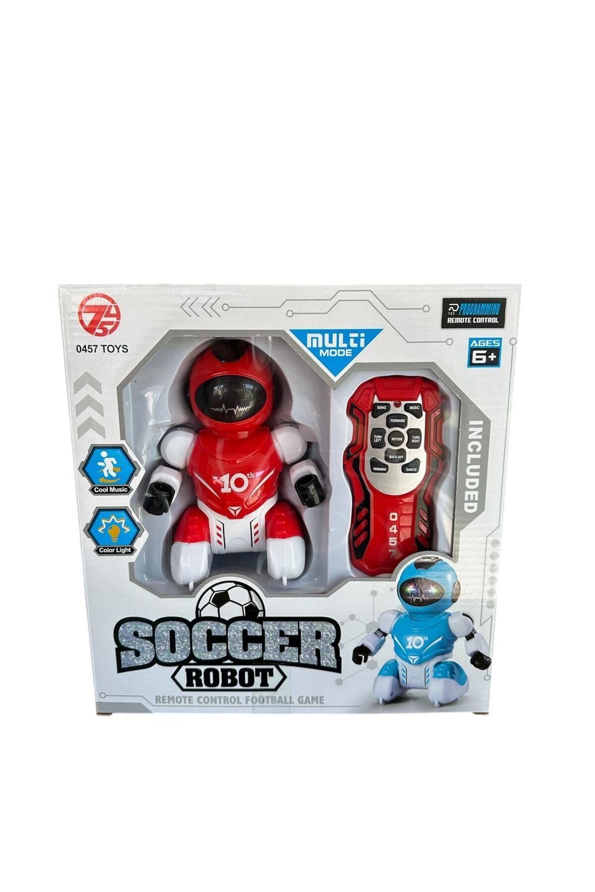 Uzaktan Kumandalı Futbolcu Robot Sesli ve Işıklı-Robotlar