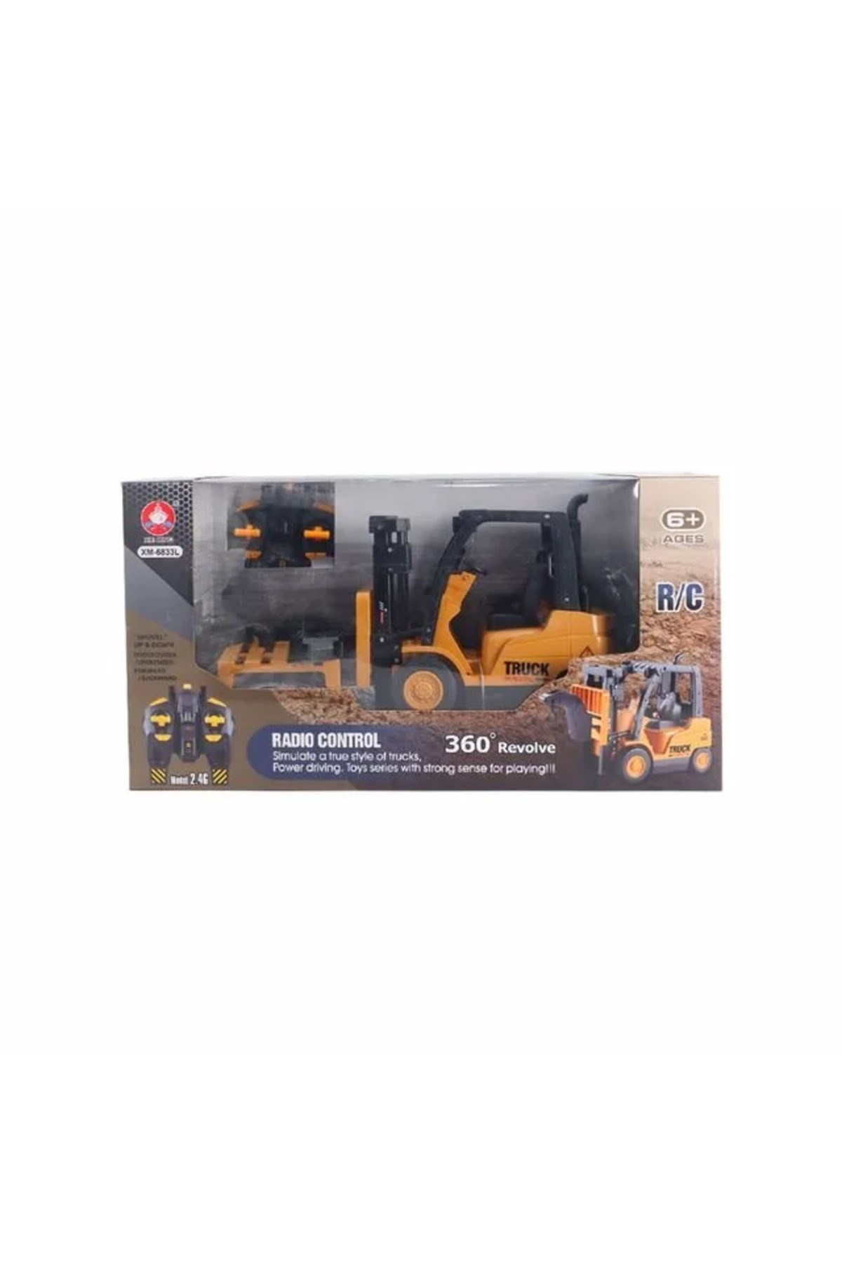 Uzaktan Kumandalı Oyuncak Forklift Sesli ve Işıklı İş Makinesi XM-6833L-Uzaktan Kumandalı Araçlar