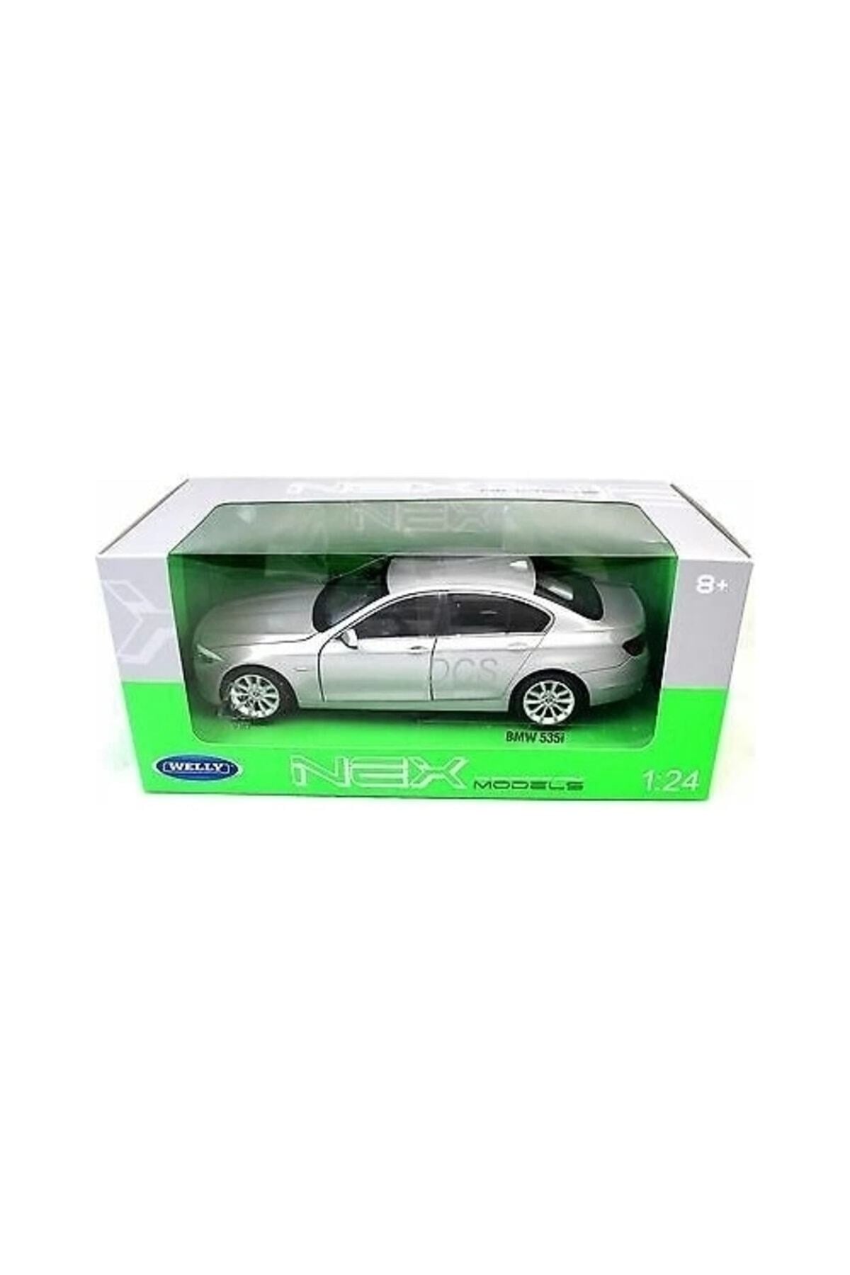 Welly 1:24 BMW 535i Diecast Model Araba Gri-Maket Araçlar