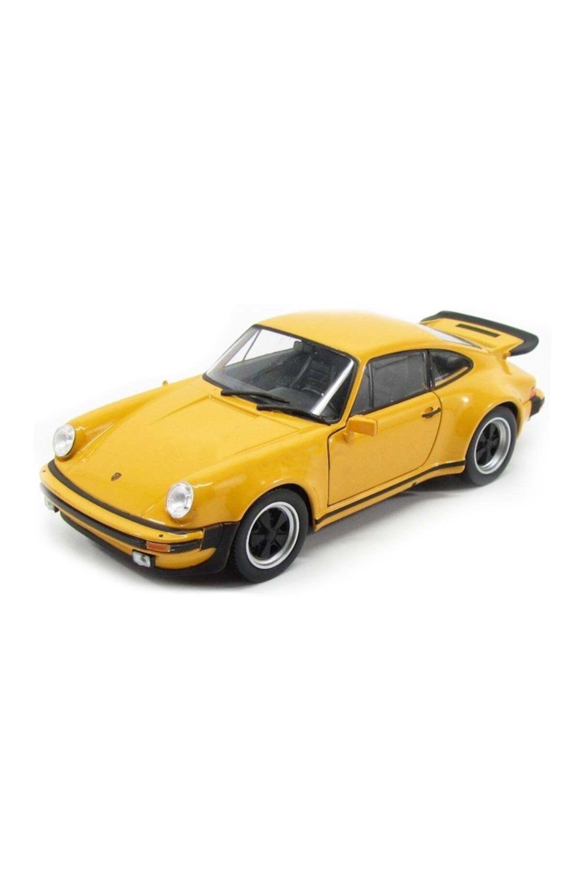 WELLY 1:24 Nex Porsche 911 Turbo Sarı 2021-Maket Araçlar