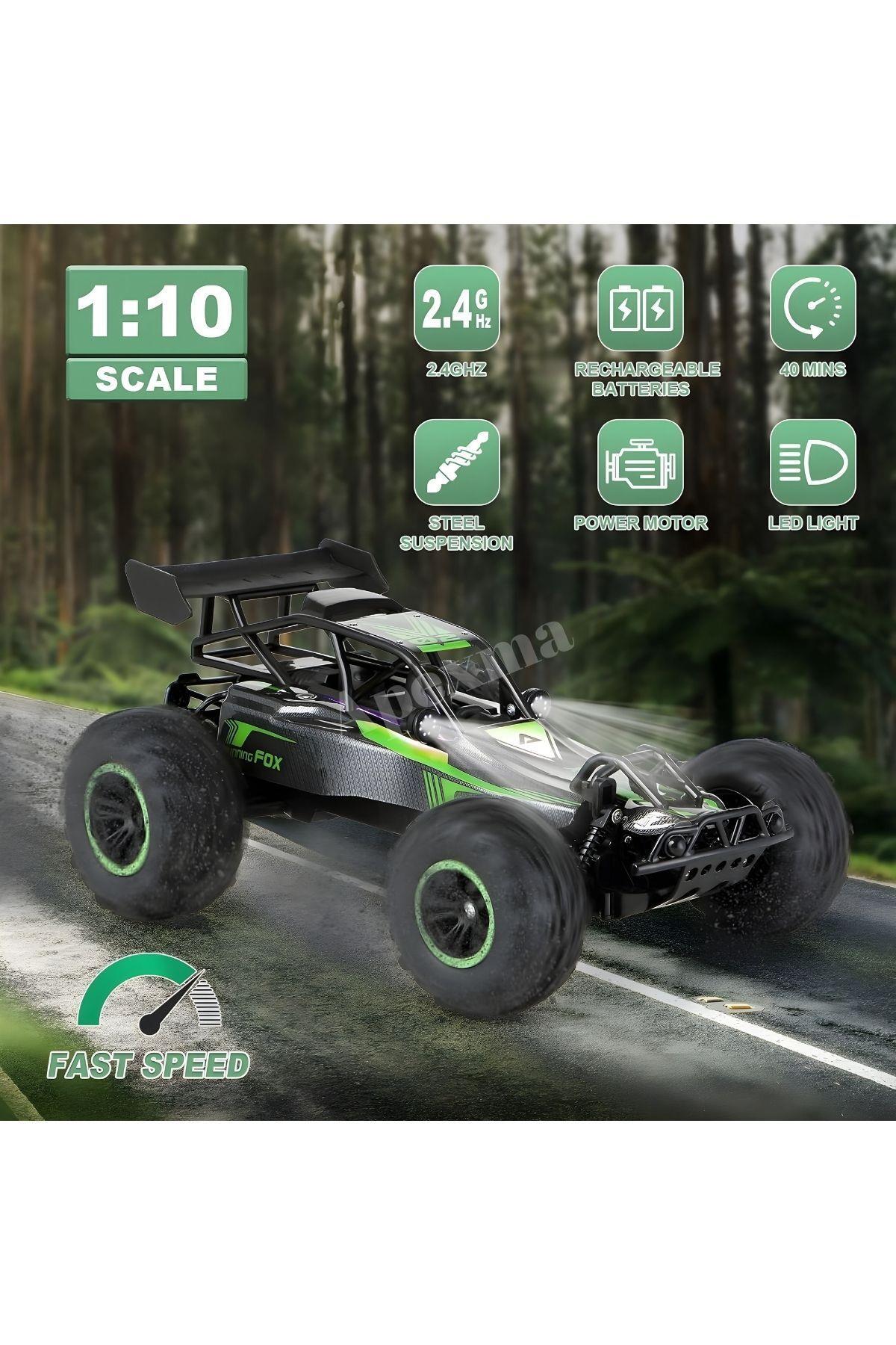 Yeni 1:10 yüksek hızlı uzaktan kumanda araba 2.4G tırmanma sürüklenme yarış ışıkları üksek hızlı ara-Uzaktan Kumandalı Araçlar