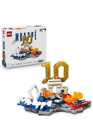 ® Editions Kylian Mbappé – Unutulmaz Futbol Anları 43013 - 10+ için Oyuncak Yapım Seti (490P)-Lego
