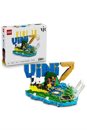 ® Editions Vini Jr. – Unutulmaz Futbol Anları 43027 - 10+ için Oyuncak Yapım Seti (510 Parça)-Lego