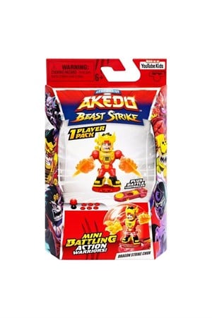 Akedo S5 Tekli Paket Dragon Strike Chux-Karakter Figürleri