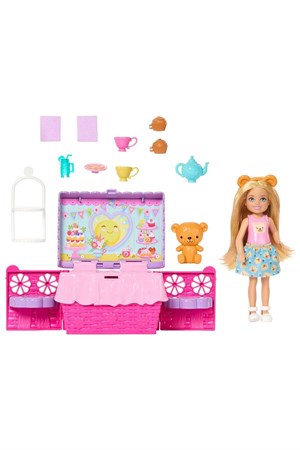 Barbie Chelsea Çay Partisi Oyun Seti JJB40-Oyuncak Bebekler