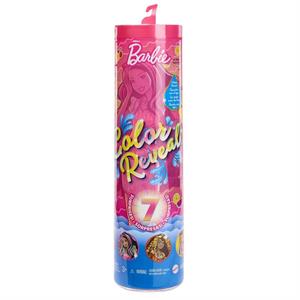 Barbie Color Reveal Sürpriz Meyve Desenli Elbiseli Bebekler HJX49-Oyuncak Bebekler
