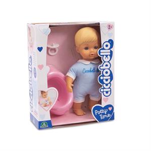 Cicciobello Yumuş Bebek Tuvalet Zamanı 24 cm CCBA7000-Oyuncak Bebekler