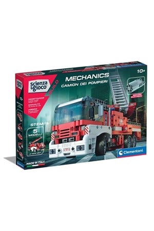 Clementoni Mekanik Laboratuvarı İtfaiye Aracı 75068TR-Eğitici Oyuncak