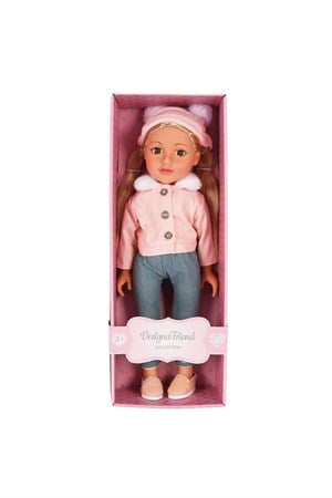Designafriend Kış Kıyafetleri Giyen Bebek 47 cm-Oyuncak Bebekler