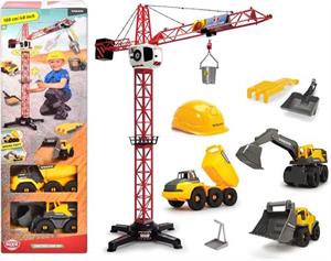 Dickie Toys Dickie Volvo İnşaat Yapı Seti 203724007-Araba Garaj ve Setleri