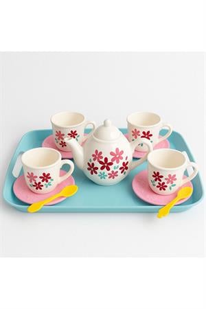 Fincan Çay Seti Urt011-10 Kutulu 3-Kız Rol Oyuncakları