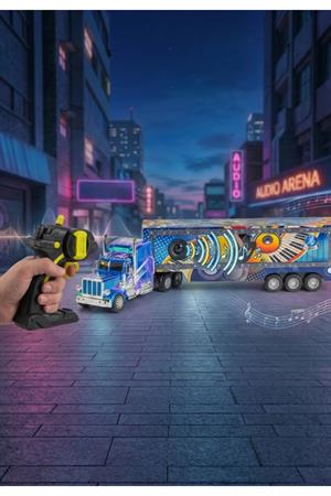 Full Fonksiyon Şarj Edilebilir Işıklı Müzikli Bluetooth'lu RC Sound Truck Uzaktan Kumandalı Tır-Uzaktan Kumandalı Araçlar