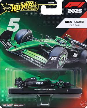 Hot WheelsF1 Sauber Bortoleto 1:64 ölçekli JKD89-Oyuncak Arabalar ve Kamyonlar