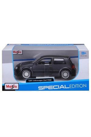 Maisto Volkswagen Golf R32 1/24 Siyah 31290-Maket Araçlar