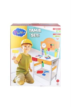 ONY-412 Ahşap Tamir Seti -Onyıl Oyuncak-Eğitici Oyuncak