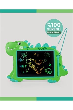 Sevimli Dinozor Dijital Çizim Tableti 10 inç-Eğitici Oyuncaklar