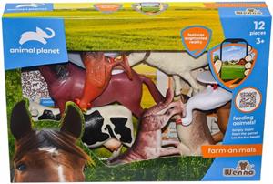SH-D5904 Kutulu 12 Parça Çiftlik Hayvanları - Vardem Oyuncak-Hayvan Figürleri