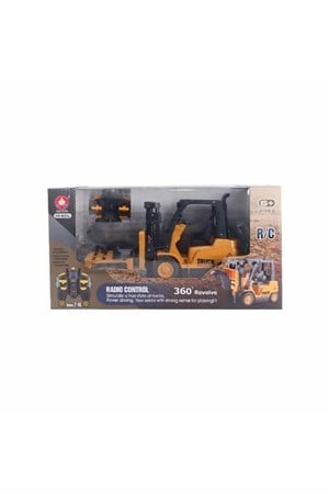 Uzaktan Kumandalı Oyuncak Forklift Sesli ve Işıklı İş Makinesi XM-6833L-Uzaktan Kumandalı Araçlar