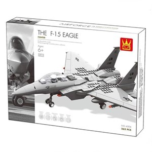 Wange LEGO 262 Parça F-15 Eagle Fighter - Savaş Uçağı-Oyuncak Arabalar ve Kamyonlar