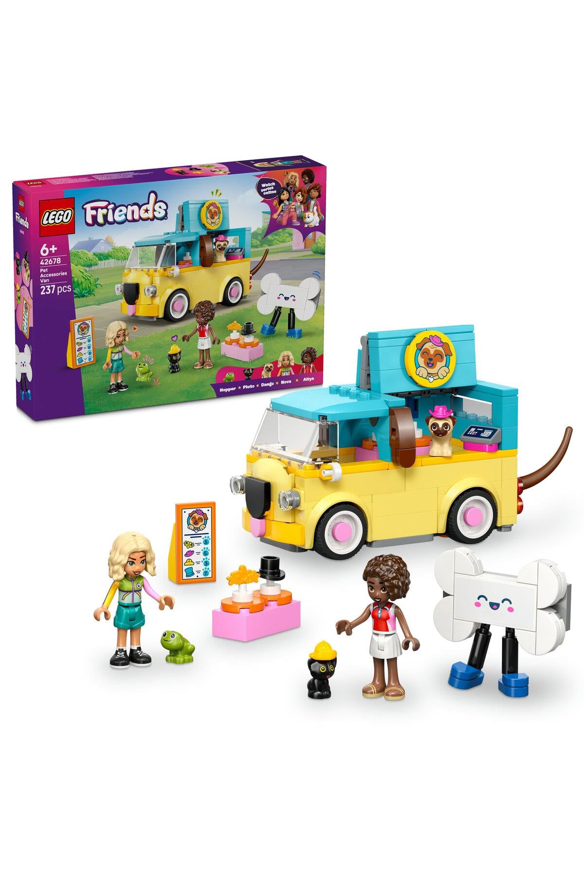® Friends Evcil Hayvan Aksesuar Kamyoneti 42678 – 6+ Yaratıcı Oyuncak Yapım Seti (237 Parça)-Lego