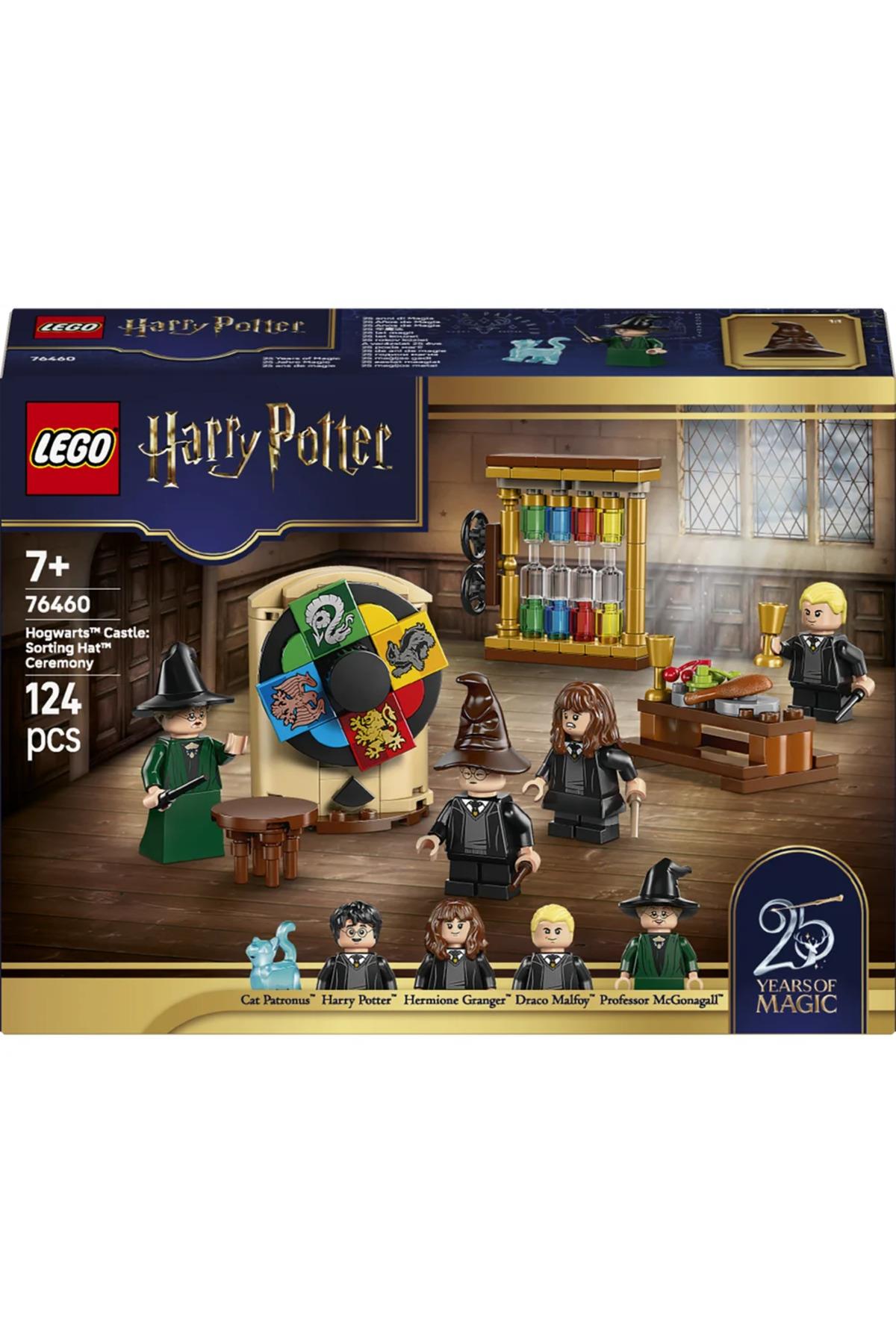 ® Harry Potter™ Hogwarts™ Şatosu: Seçmen Şapka Töreni 76460 - 7+ Oyuncak Yapım Seti (124 Parça)-Lego