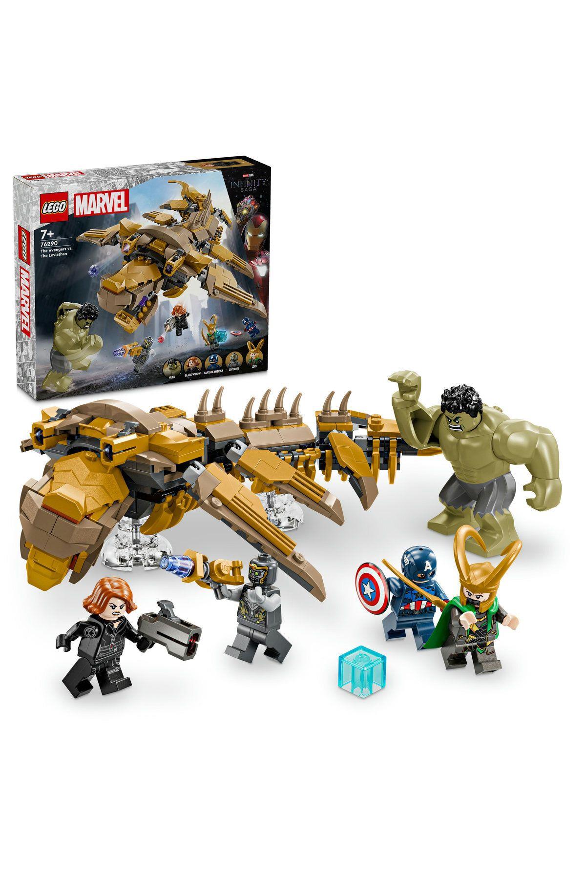® Marvel Avengers, Leviathan’a Karşı 76290 -7 Yaş ve Üzeri Yapım Seti (347 Parça)-Lego