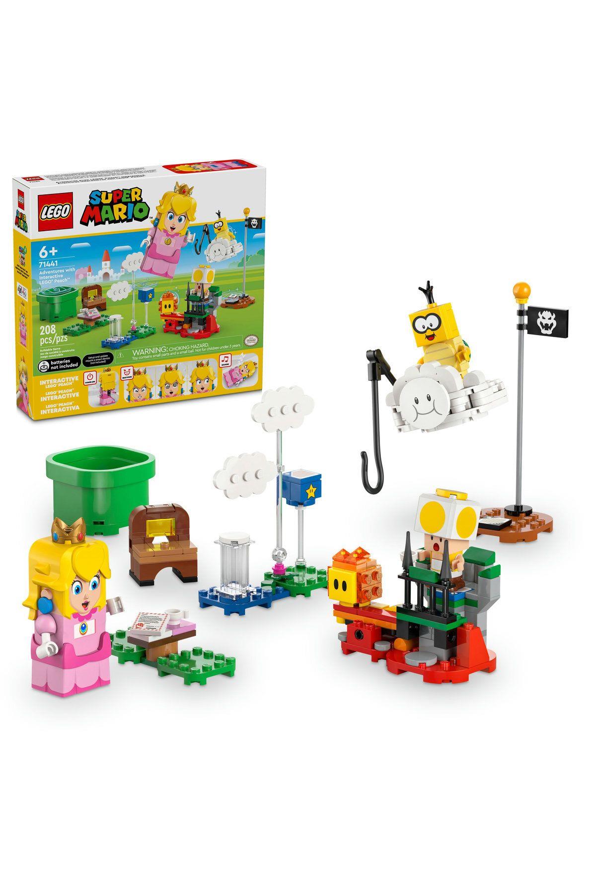 ® Super Mario™ İnteraktif LEGO® Peach™ ile Maceralar 71441 6 Yaş ve Üzeri Yapım Seti (208 Parça)-Lego