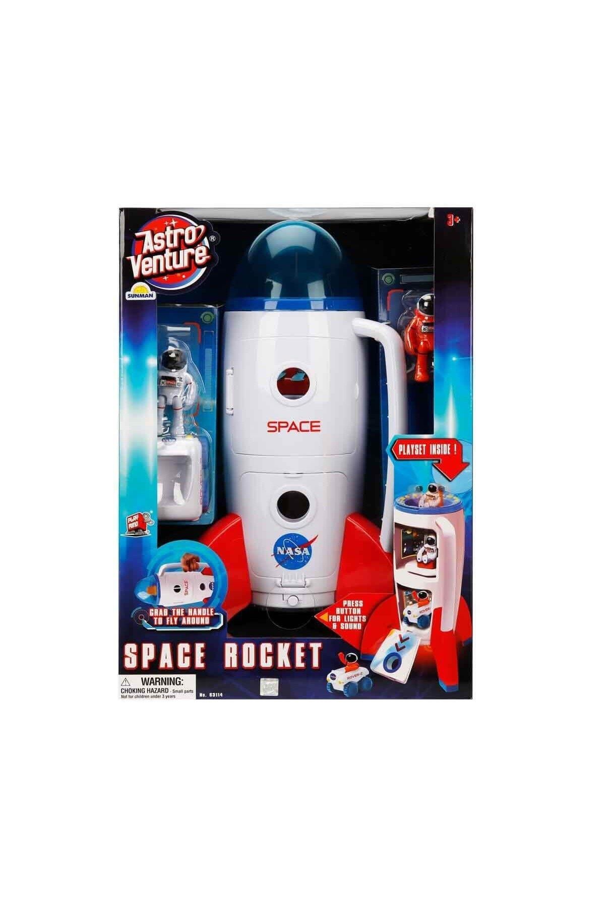 106114 Astro Venture Sesli Ve Işıklı Uzay Roketi -Sunman-Eğitici Oyuncak