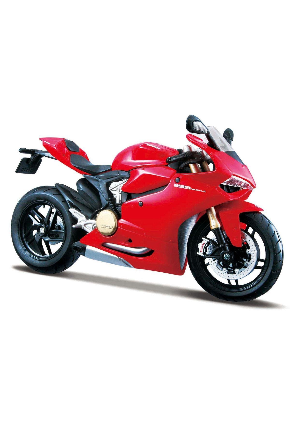 1:12 Ducati 1199 Panigale Motosiklet 32704-Maket Araçlar