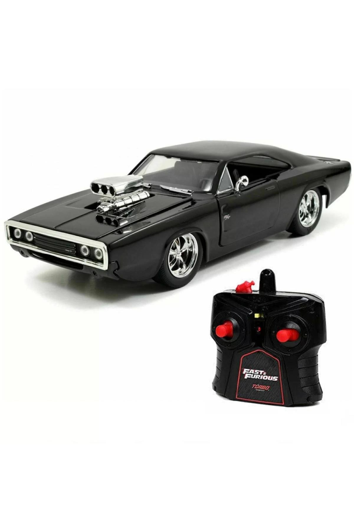 1:16 Fast & Furious 1970 Kumandalı Dom's Dodge Charger R/t Turbo Araba-Uzaktan Kumandalı Araçlar