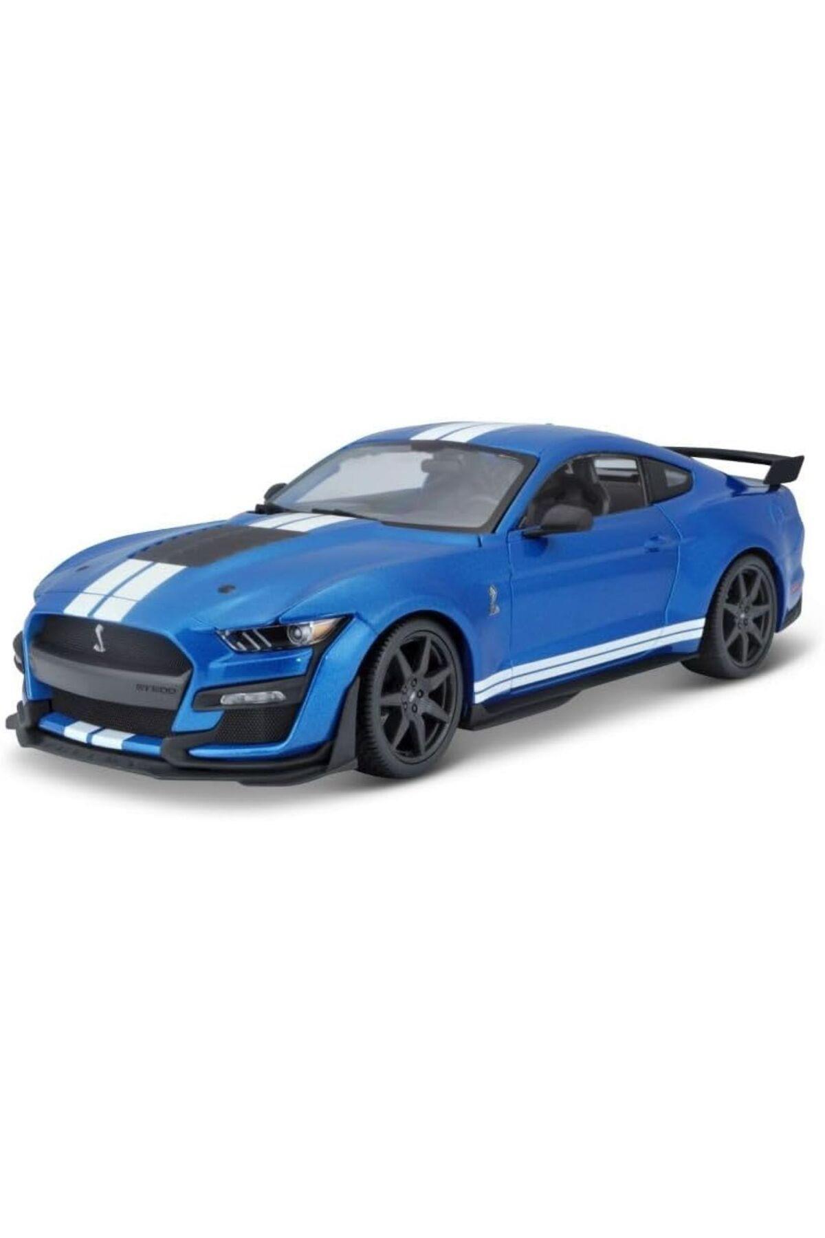1/18 2020 FORD  SHELBY GT500 MAVİ-Maket Araçlar