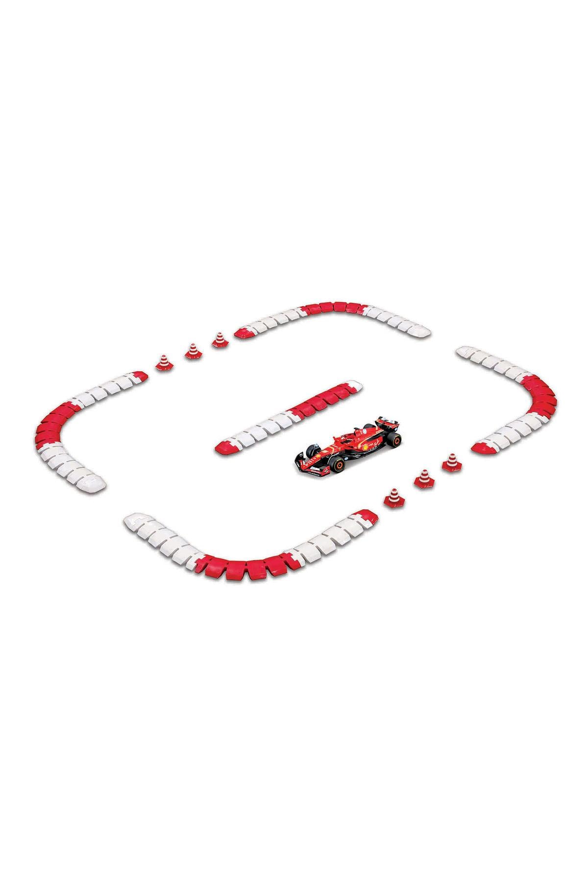 1/41 Die-Cast Ferrari SF-24 Uzaktan Kumandalı Araba ve Pist Seti-Uzaktan Kumandalı Araçlar
