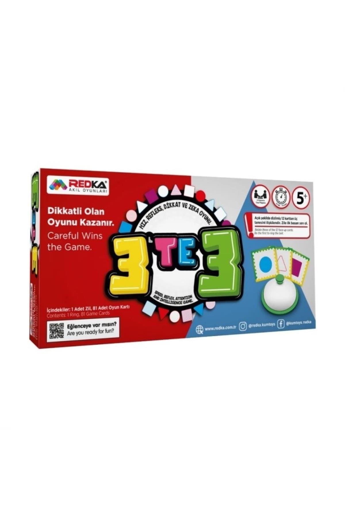 3 TE 3 Zeka Oyunu-Kutu Oyunları