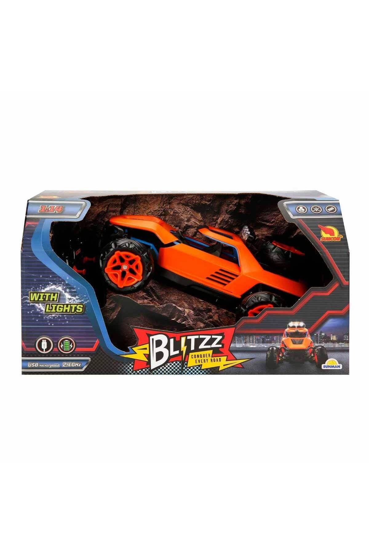 4678 1:14 Suncon Blitzz USB Şarjlı Işıklı Uzaktan Kumandalı Araba 32 cm-Uzaktan Kumandalı Araçlar