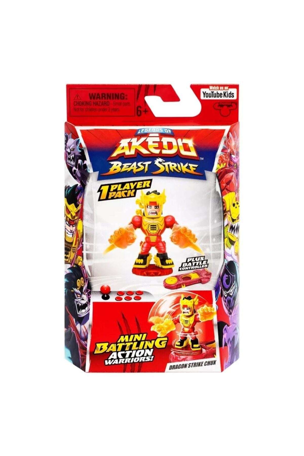 Akedo S5 Tekli Paket Dragon Strike Chux-Karakter Figürleri