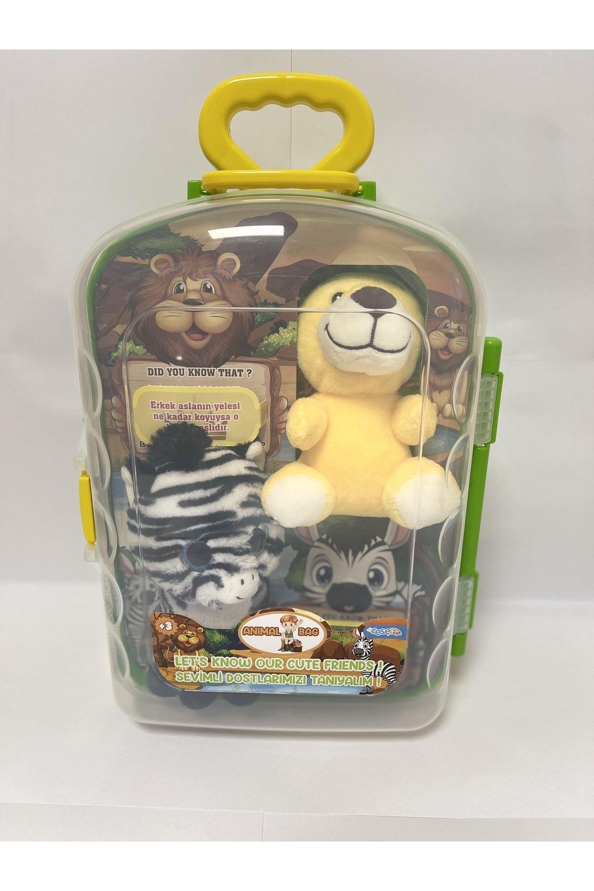 Asya Bavul Pelus Hayvan Cese-10040-12-Peluş Oyuncaklar